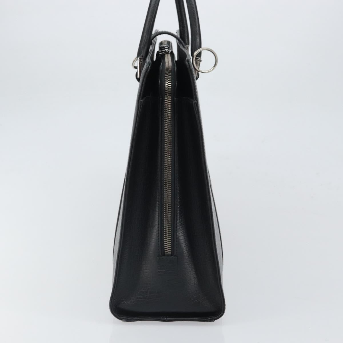 Gucci Vintage Handbag Black Leather Good condition - Model View