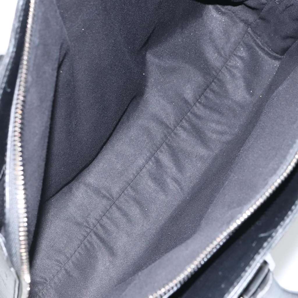 Gucci Vintage Handbag Black Leather Good condition - Box View