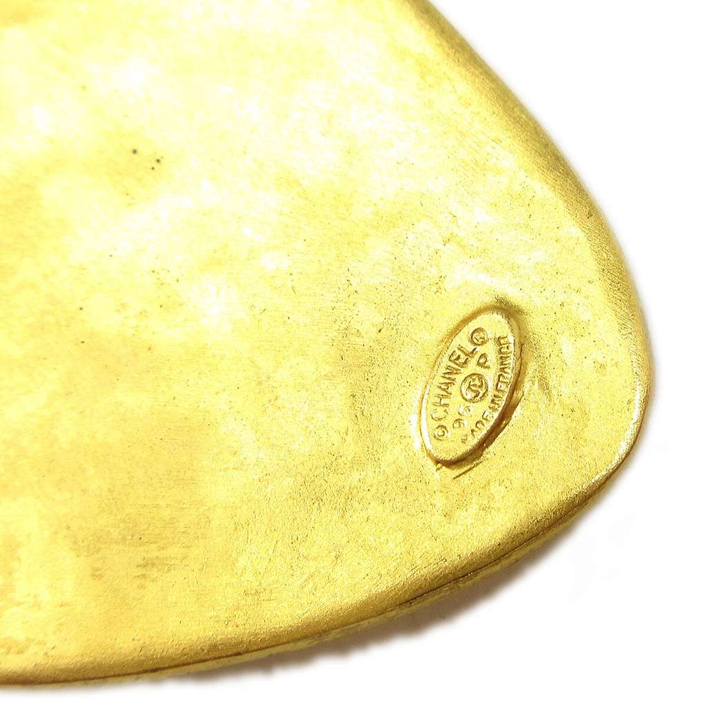 Chanel Vintage Heart Chain Belt Gold Metal Good condition - Box View