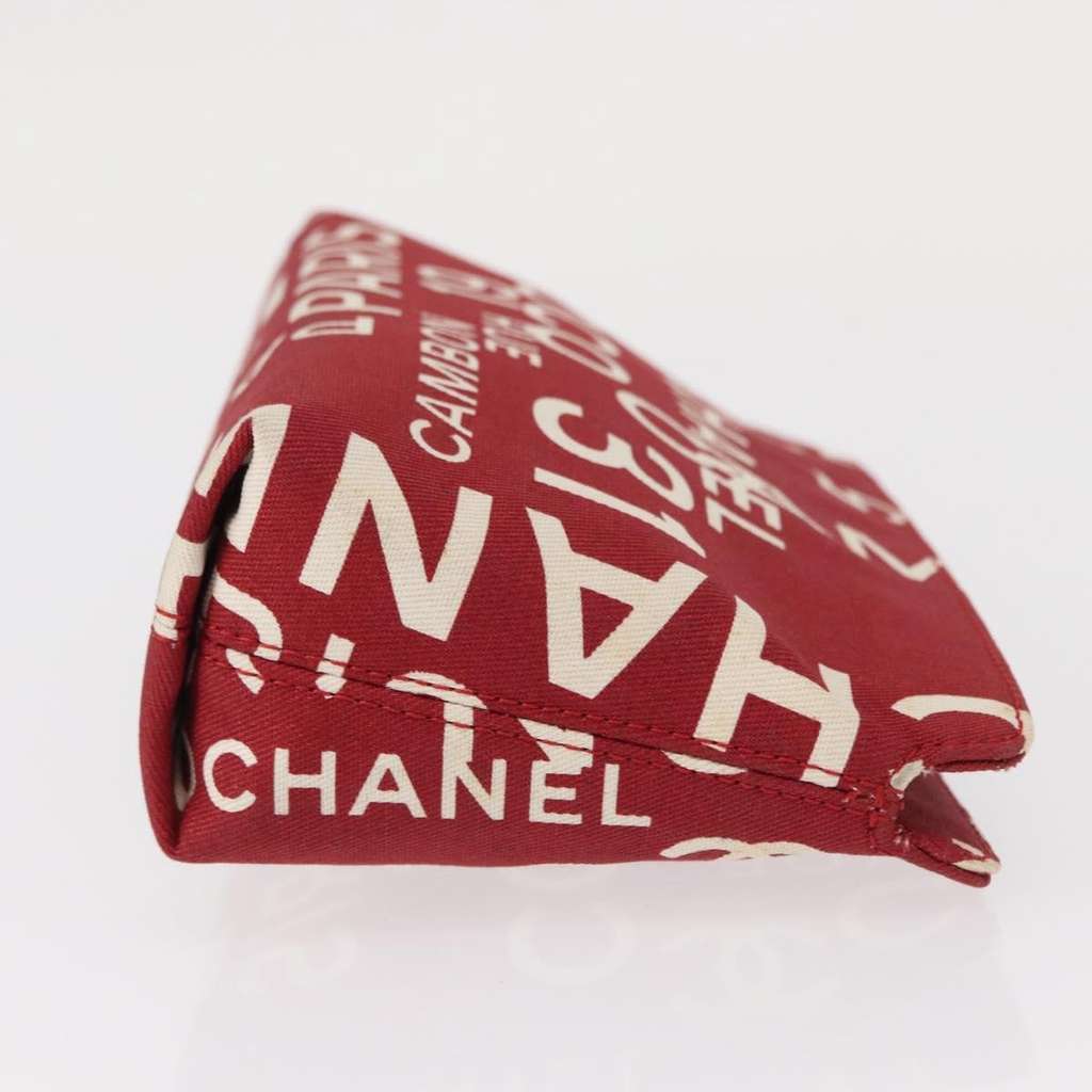 Chanel 31 Rue Cambon Clutch Red Canvas Good condition - Inside View
