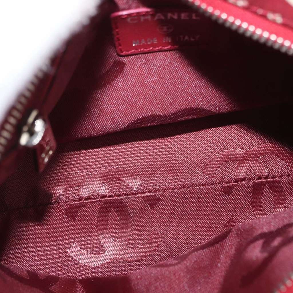 Chanel 31 Rue Cambon Clutch Red Canvas Good condition - Box View