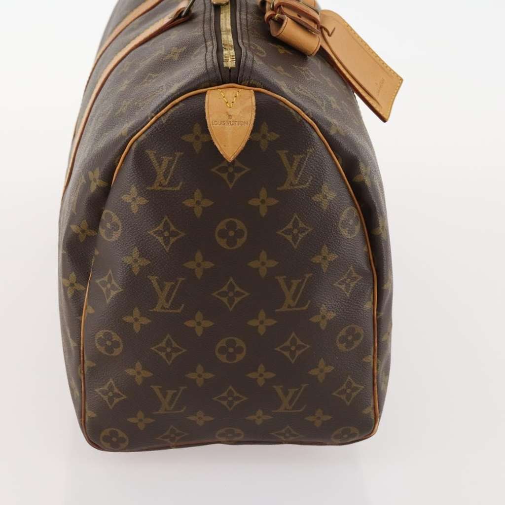 Louis Vuitton Keepall Bag Brown Canvas Good condition - Model View