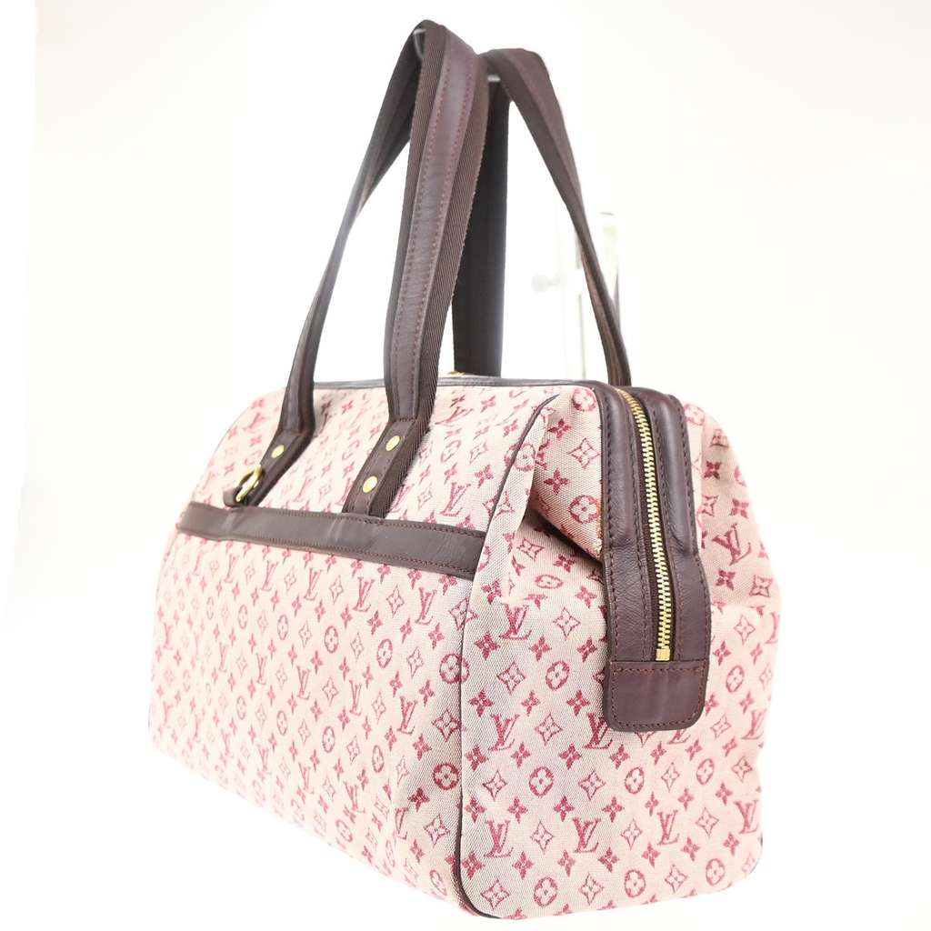 Louis Vuitton Josephine Handbag Pink Canvas Good condition - Inside View