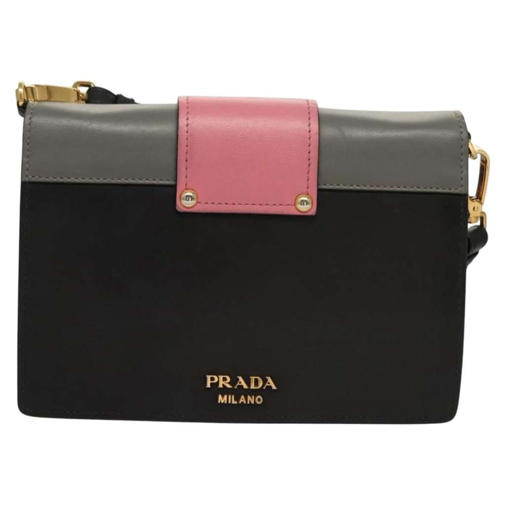 Prada Metal Ribbon Shoulder Bag Other Leather Good condition - Back View