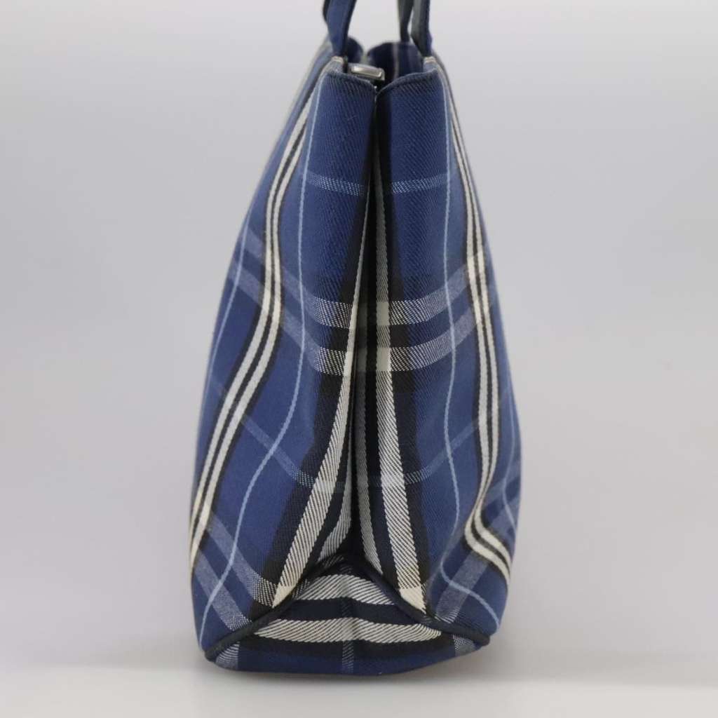 Burberry Nova Check Tote Blue Canvas Good condition - Inside View