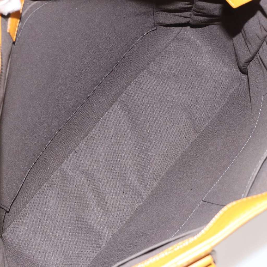 Louis Vuitton Tadao Handbag Yellow Leather Good condition - Box View