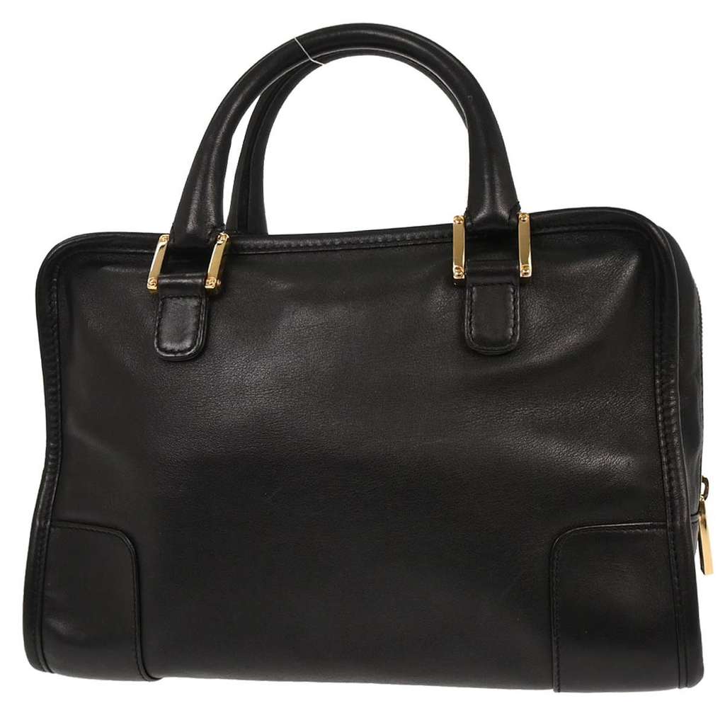 Loewe Amazona Bag Black Leather Good condition - Back View