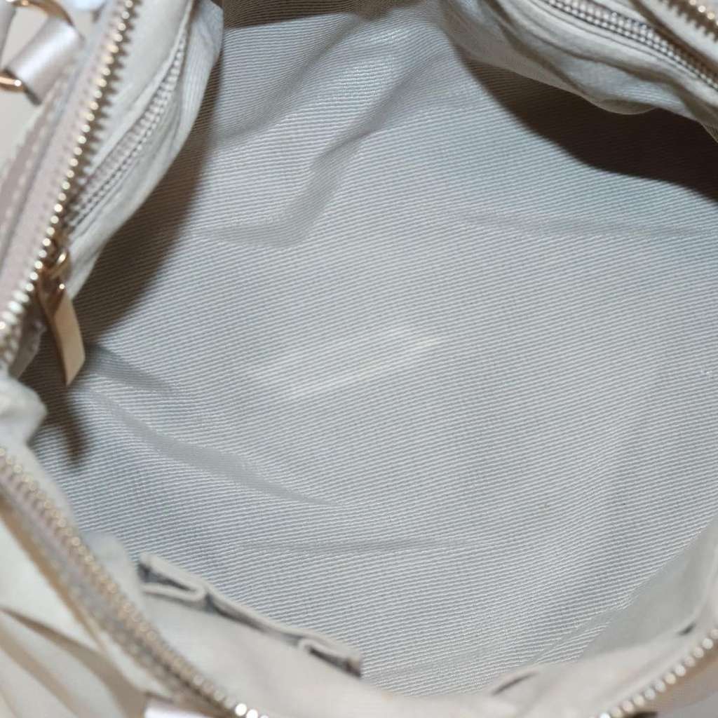 Salvatore Ferragamo Vala Handbag Beige Good condition - Box View