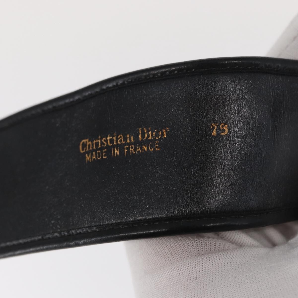 Christian Dior Vintage belt Black Canvas Good condition - Box View