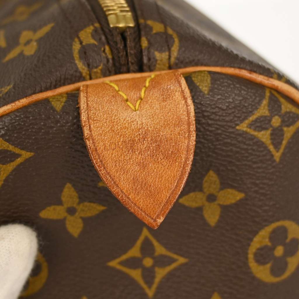 Louis Vuitton Keepall Bag Brown Canvas Fair condition - Model View