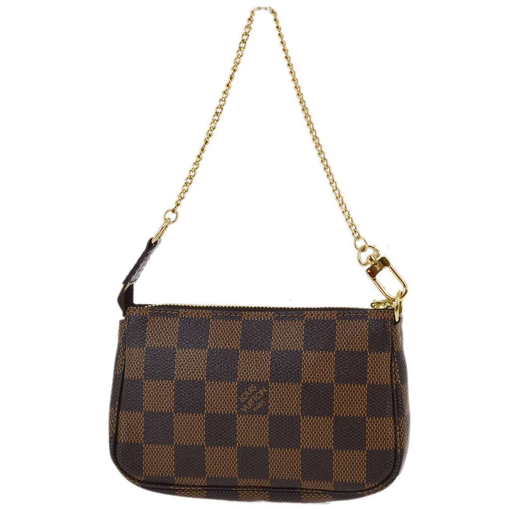 Louis Vuitton Pochette Accessoires Brown Canvas Very good condition - Back View
