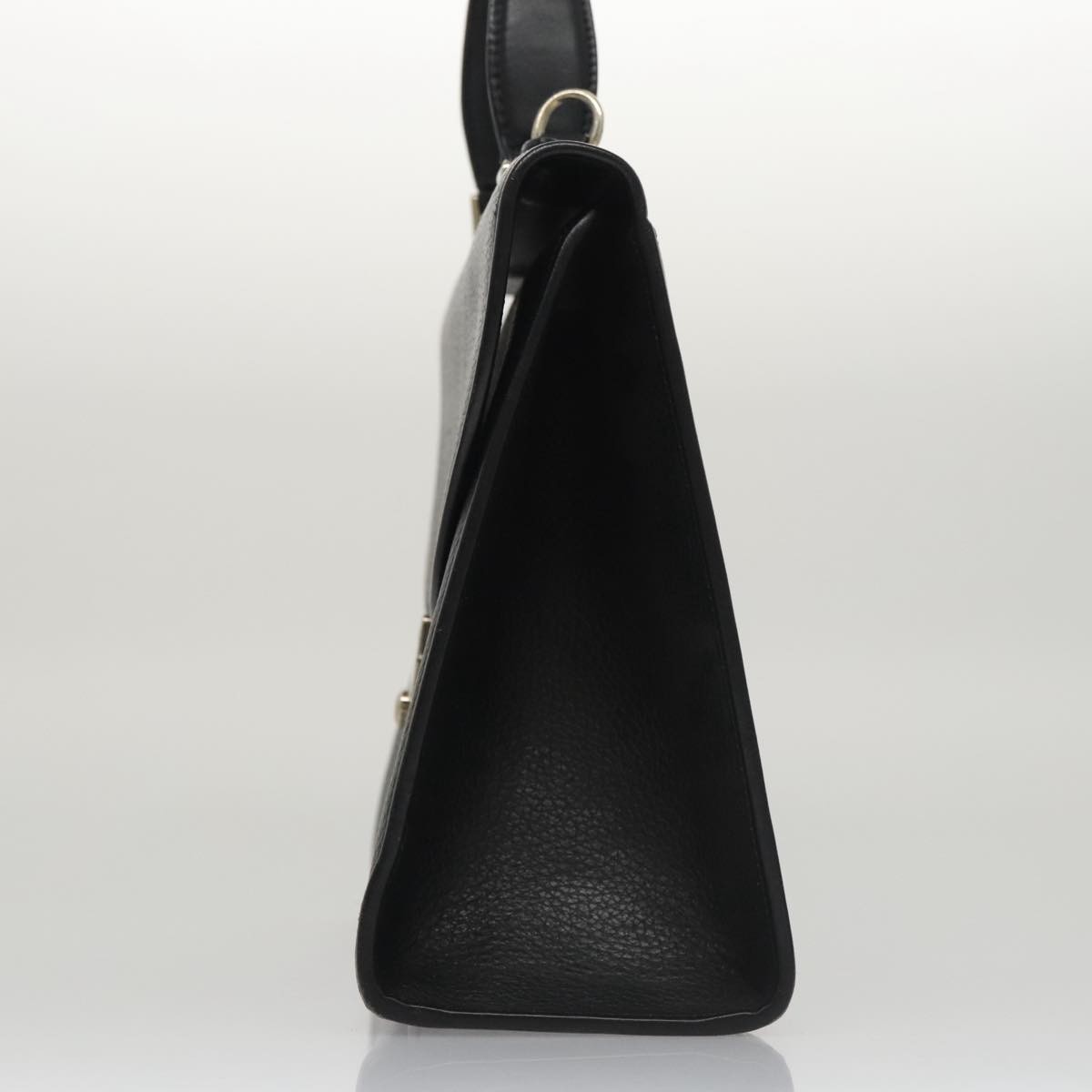 Burberry Vintage Handbag Black Leather Good condition - Inside View