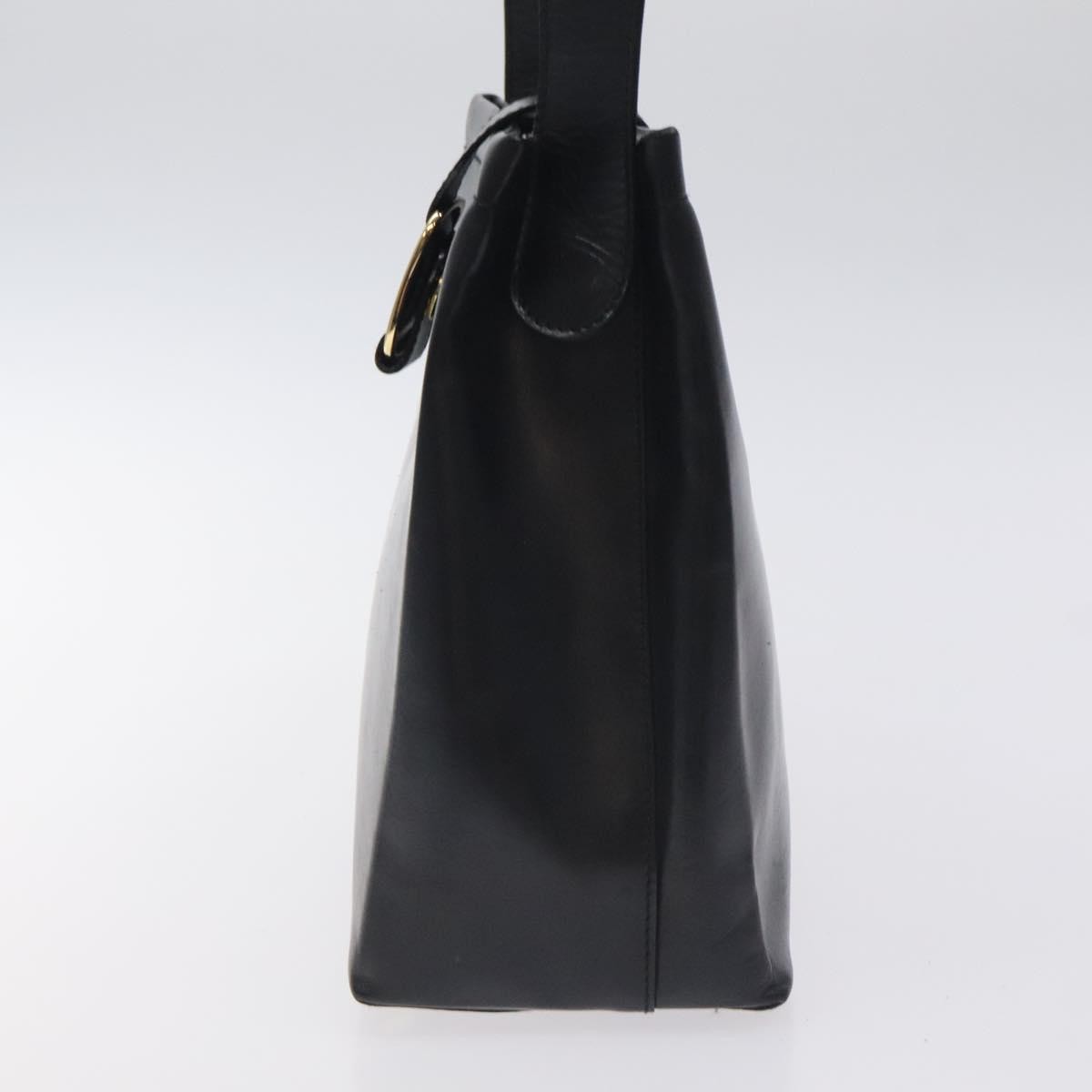 Salvatore Ferragamo Vala Shoulder Bag Black Leather Good condition - Inside View