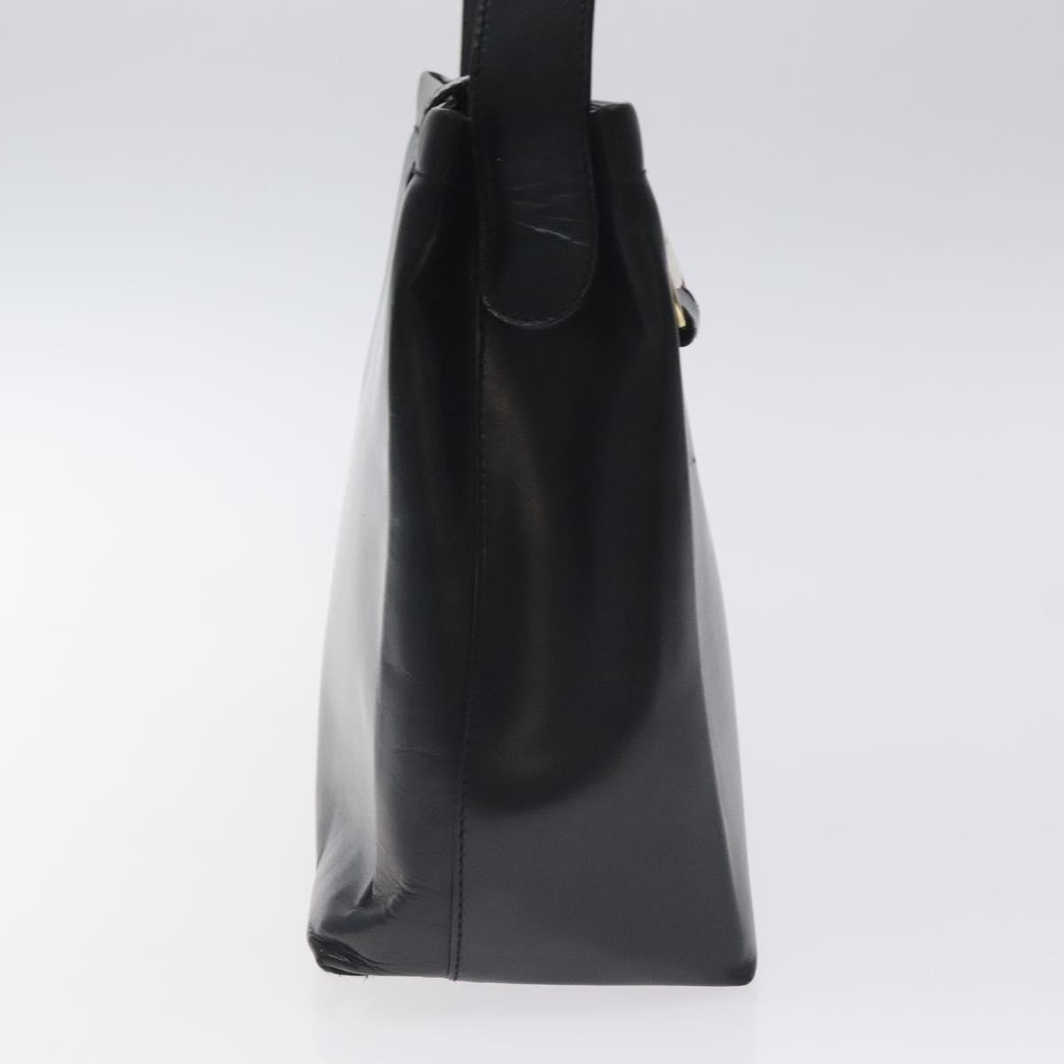 Salvatore Ferragamo Vala Shoulder Bag Black Leather Good condition - Model View