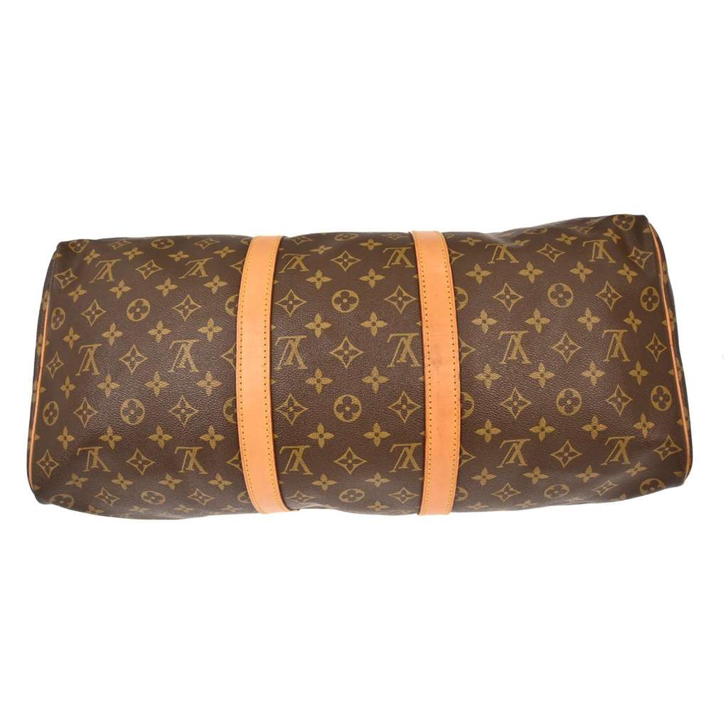 Louis Vuitton Keepall Bag Brown Canvas Good condition - Inside View