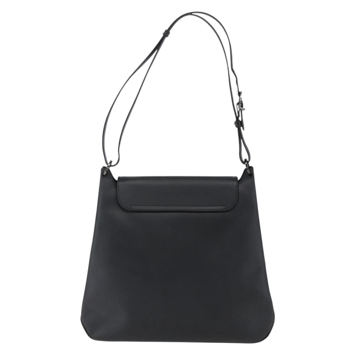 Salvatore Ferragamo Vara shoulder Bag Black Leather Good condition - Back View