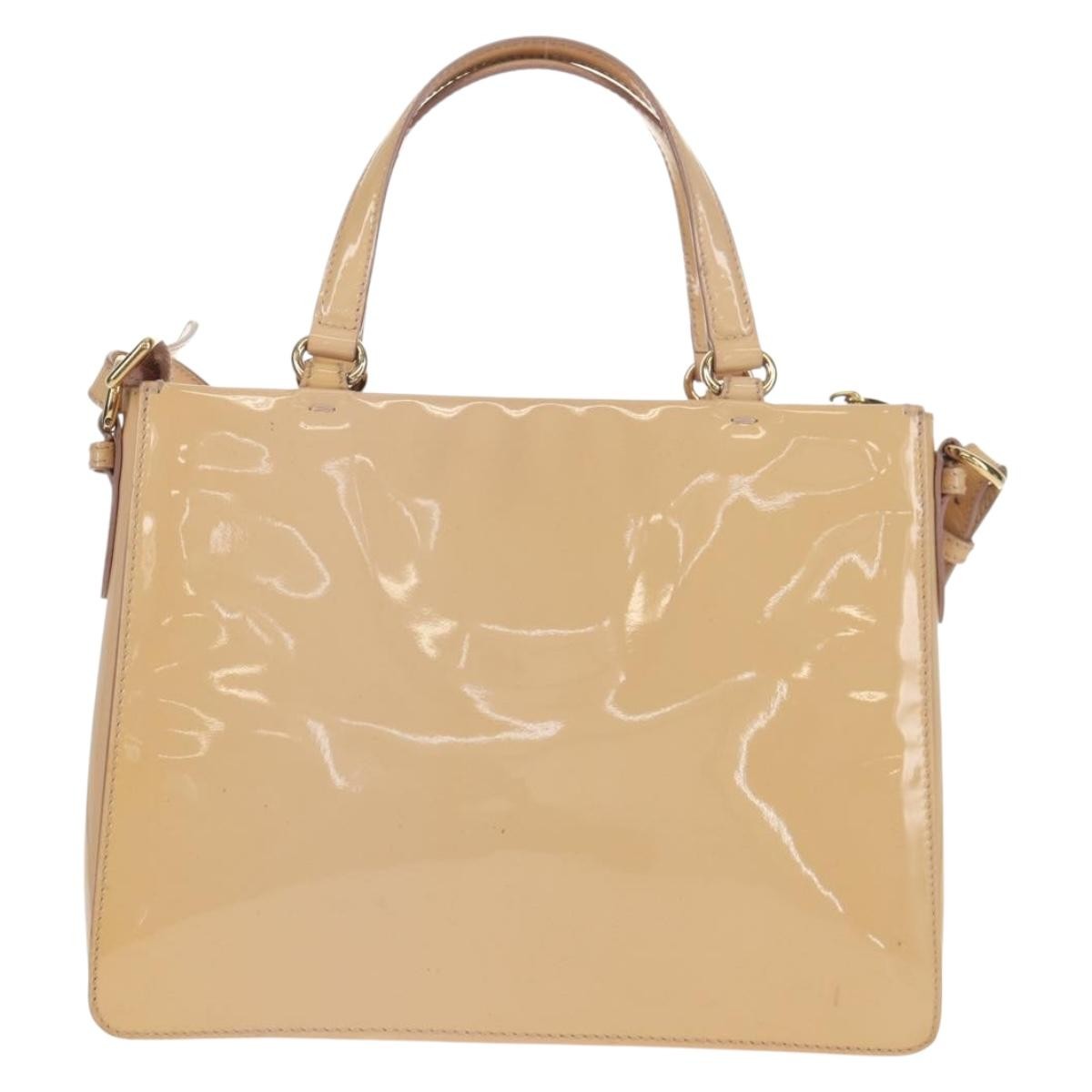 Salvatore Ferragamo Convertible Vara Bow Tote Beige Good condition - Back View