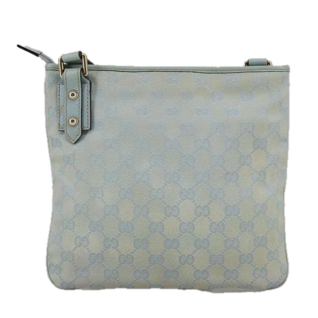 Gucci GG Canvas Bag Blue Canvas Good condition - Back View