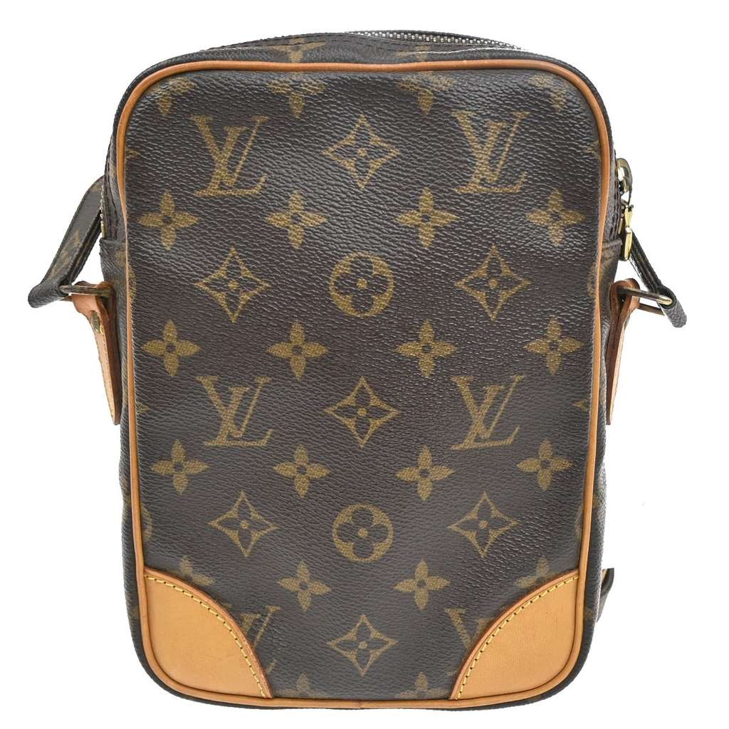 Louis Vuitton Danube Handbag Brown Canvas Fair condition - Back View