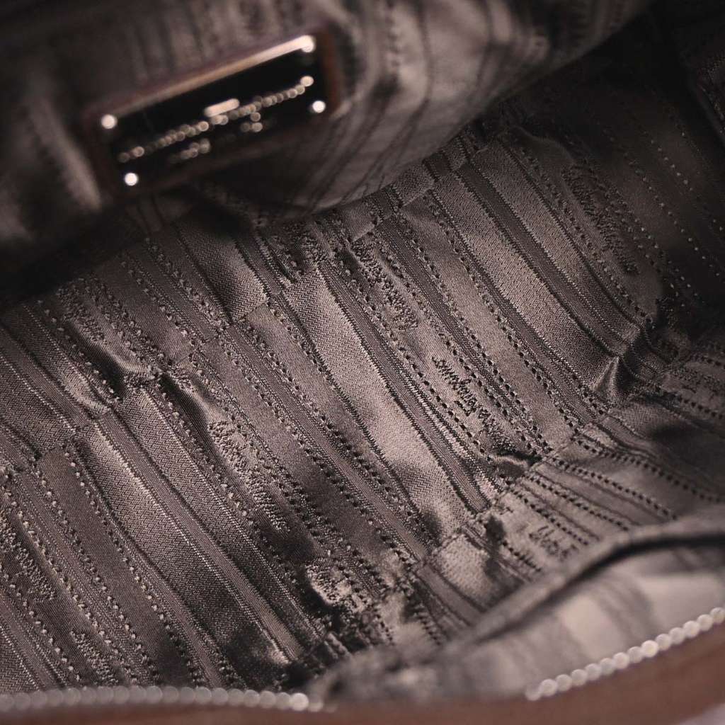 Salvatore Ferragamo Sofia Satchel Brown Leather Good condition - Inside View