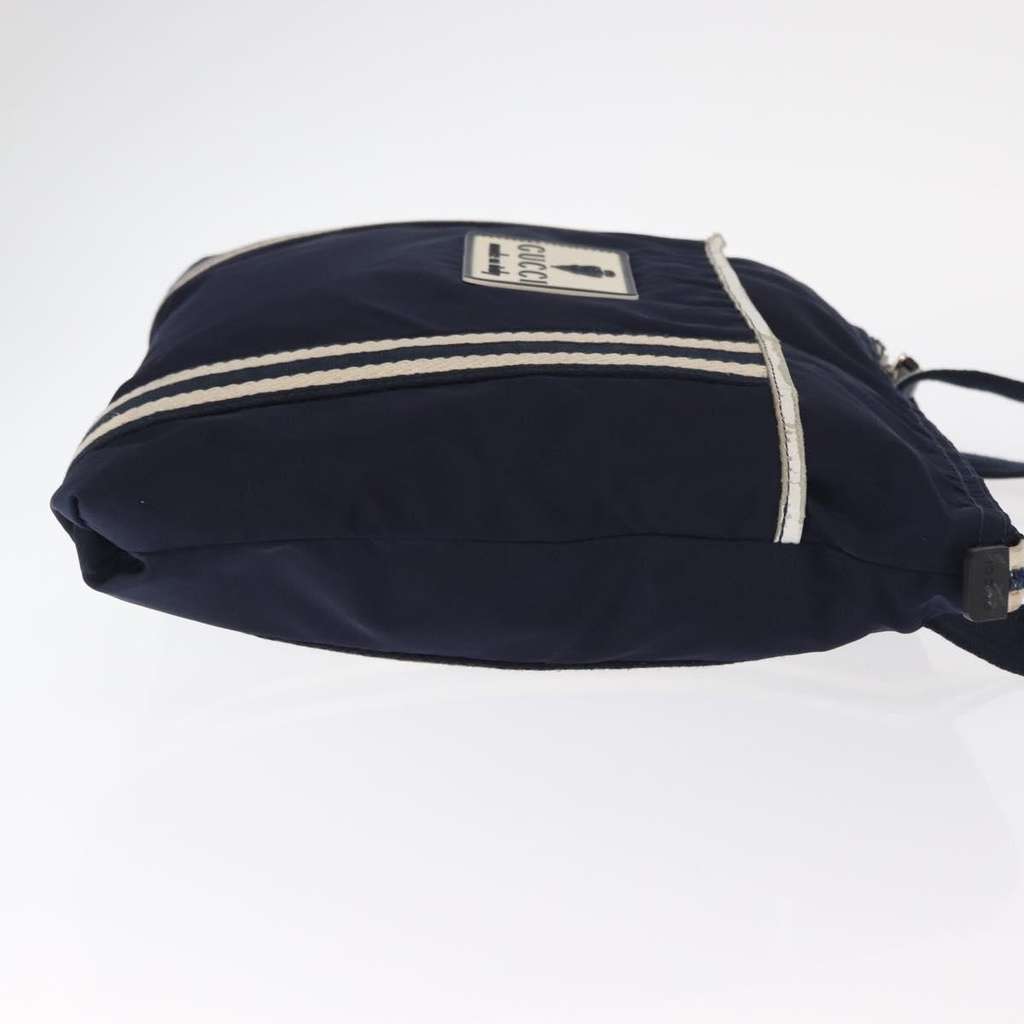 Gucci Vintage Shoulder Bag Navy Good condition - Inside View