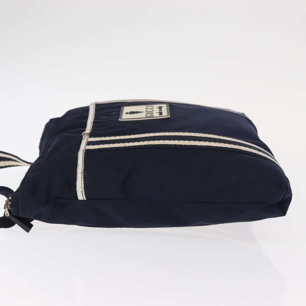 Gucci Vintage Shoulder Bag Navy Good condition - Model View