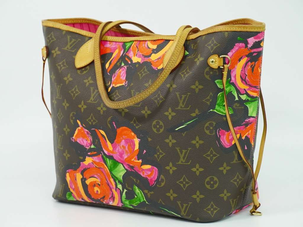 Louis Vuitton Neverfull Tote Brown Canvas Good condition - Back View