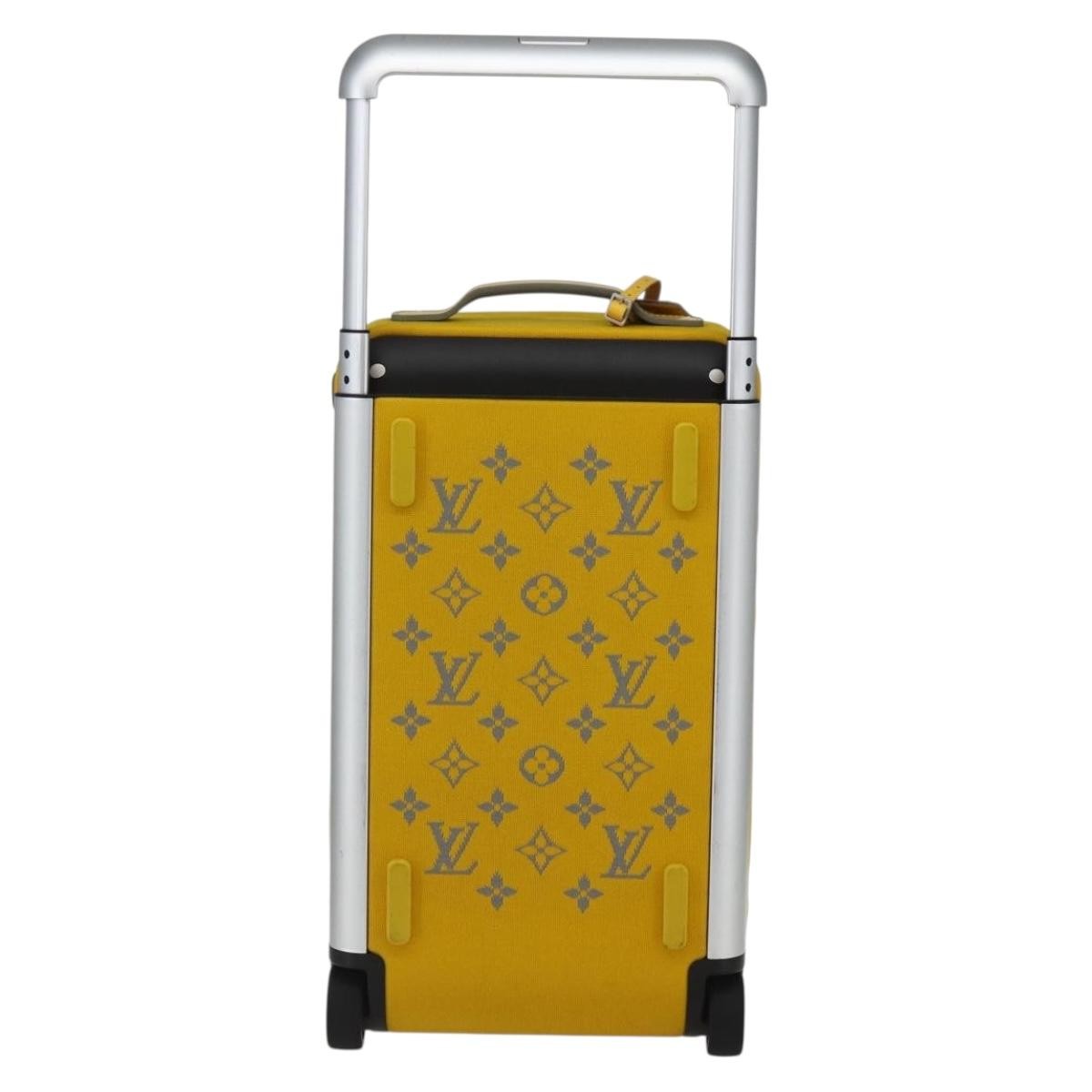 Louis Vuitton Horizon Soft Duffle Yellow Canvas Good condition - Back View