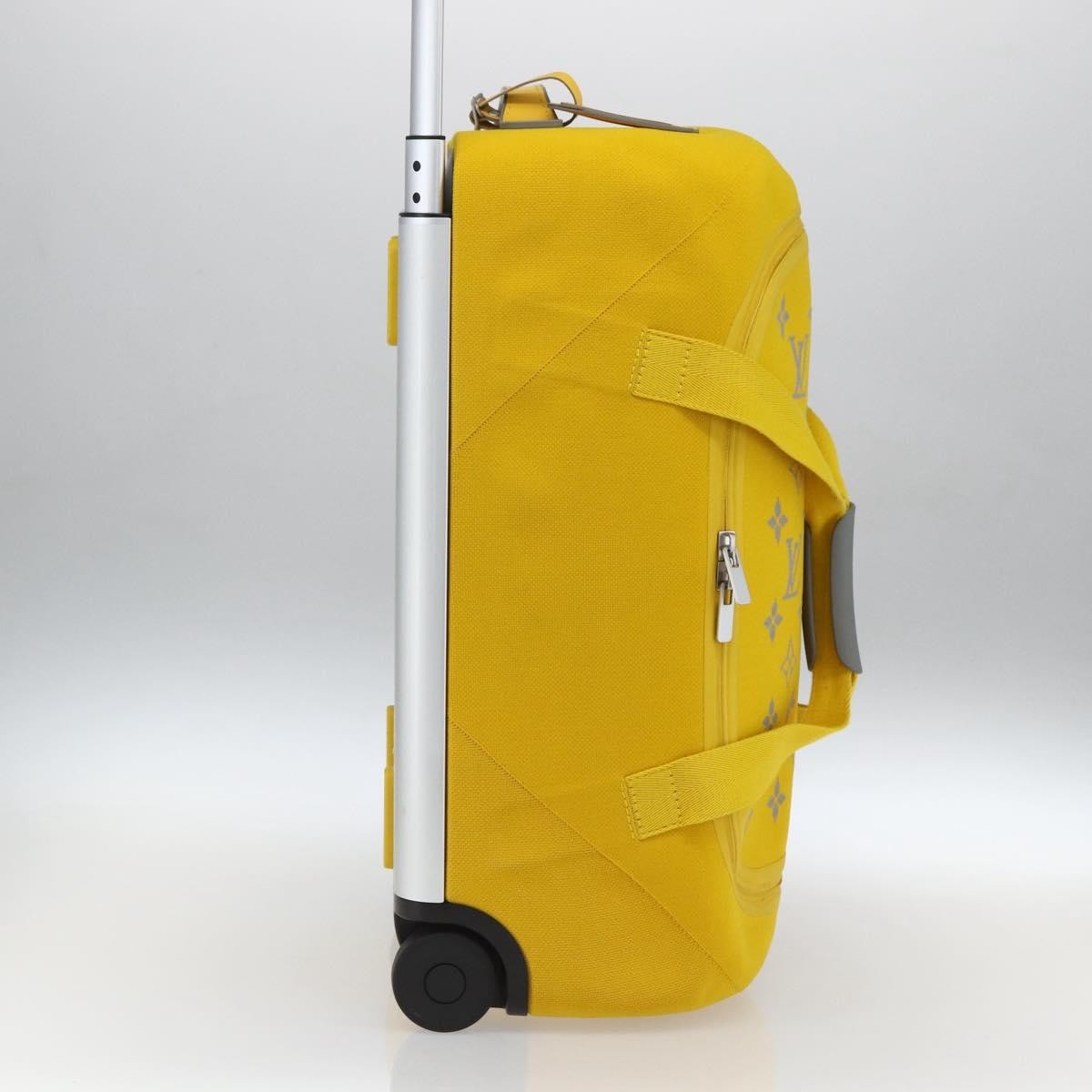 Louis Vuitton Horizon Soft Duffle Yellow Canvas Good condition - Inside View