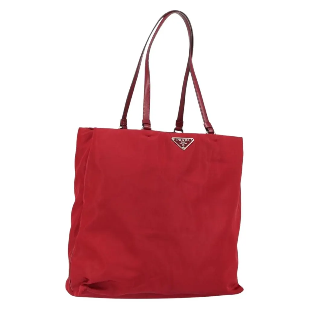Prada Vintage Tote Red Good - Front View