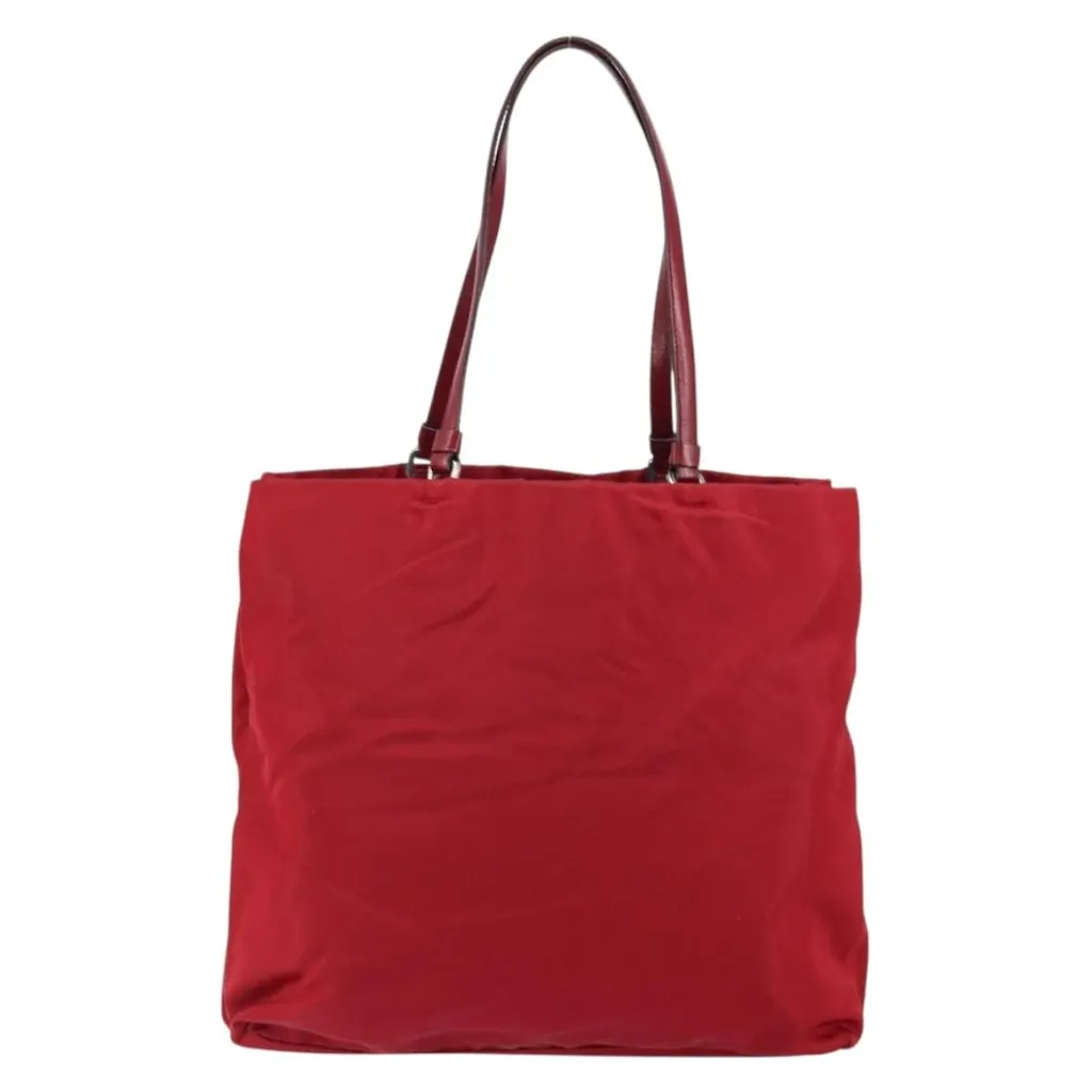Prada Vintage Tote Red Good - Back View