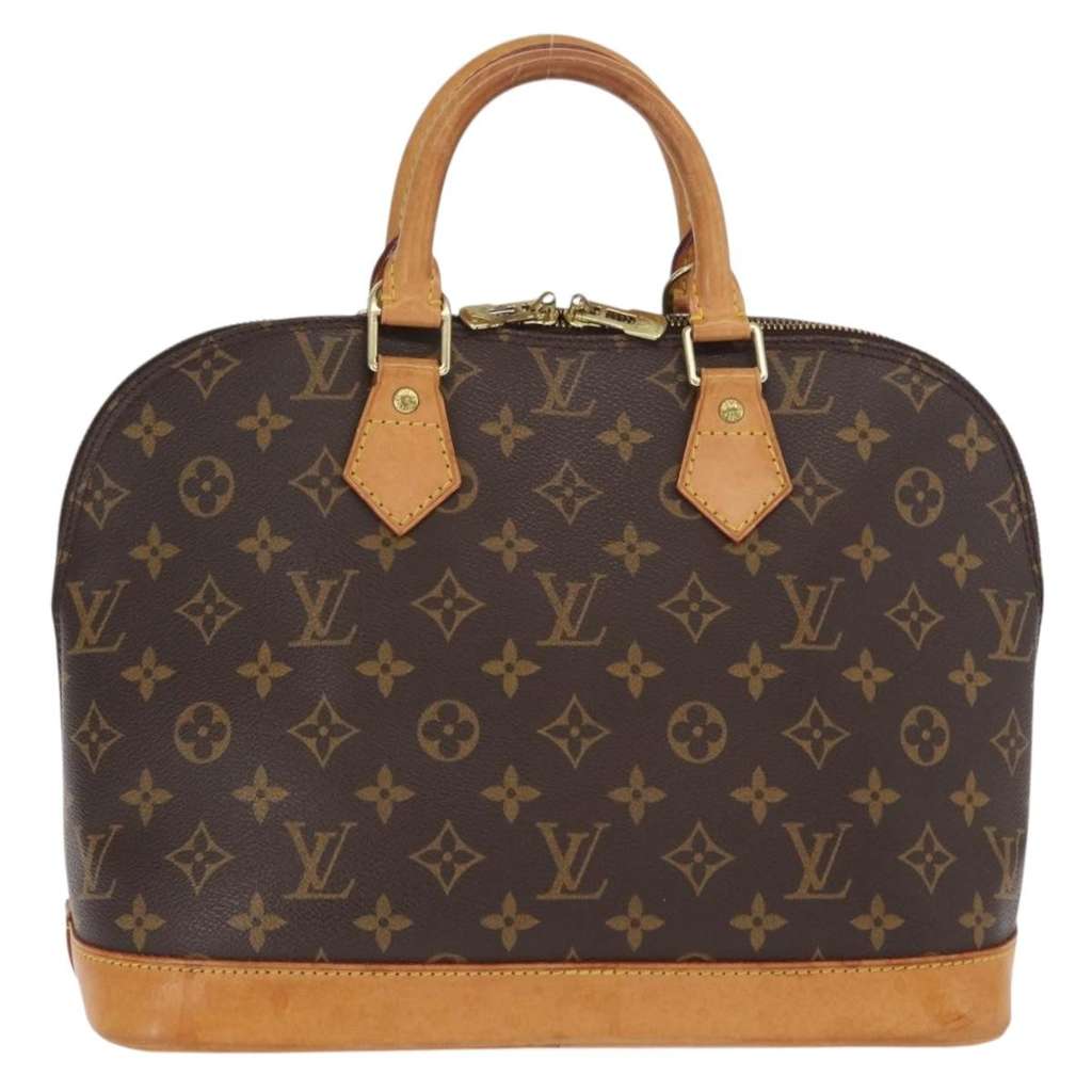 Louis Vuitton Alma Handbag Brown Canvas Good condition - Back View