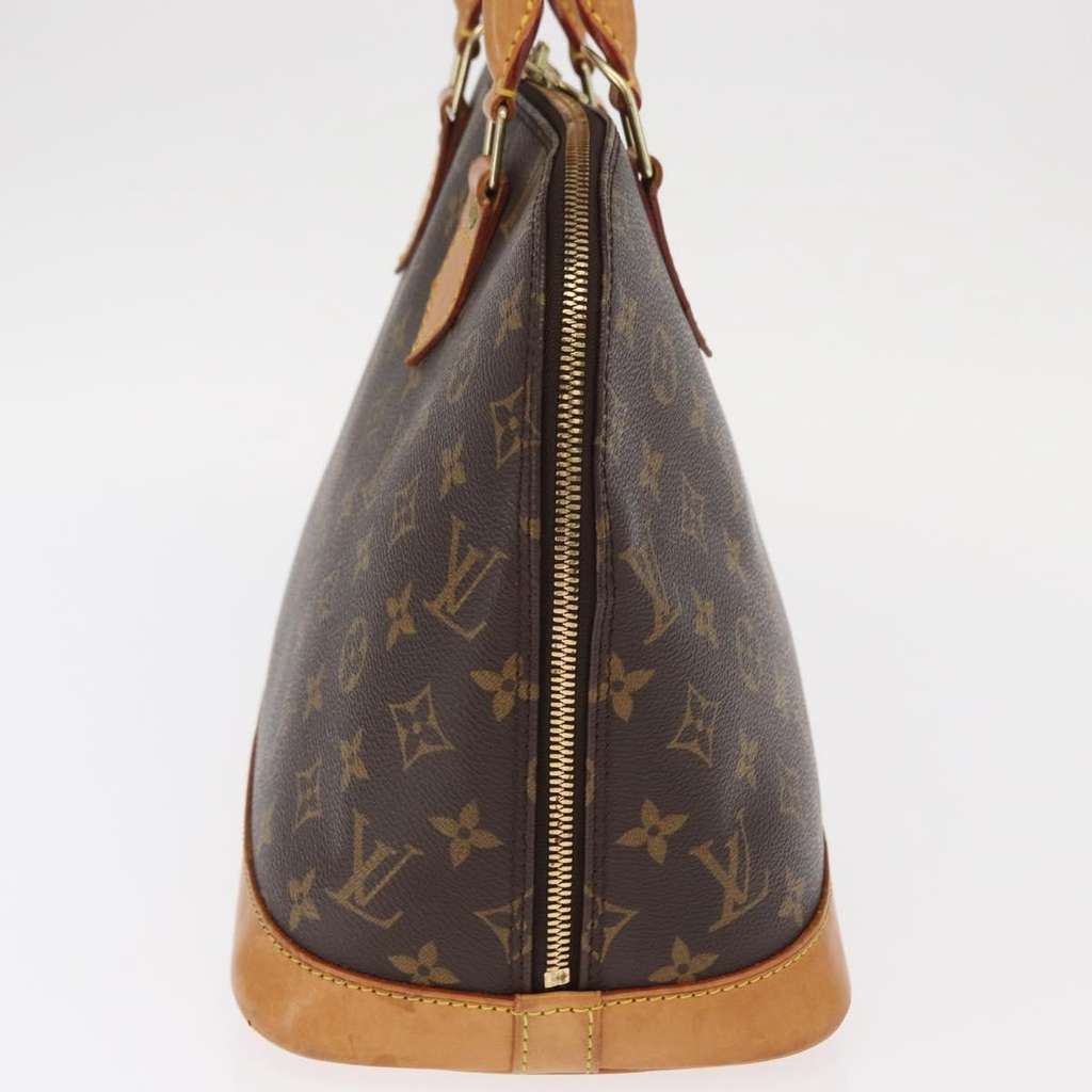Louis Vuitton Alma Handbag Brown Canvas Good condition - Inside View