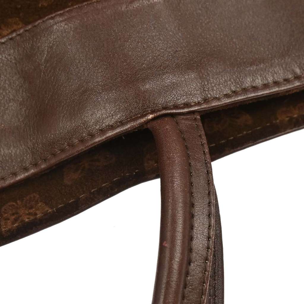 Bottega Veneta Butterfly Handle Tote Brown Suede Good condition - Box View