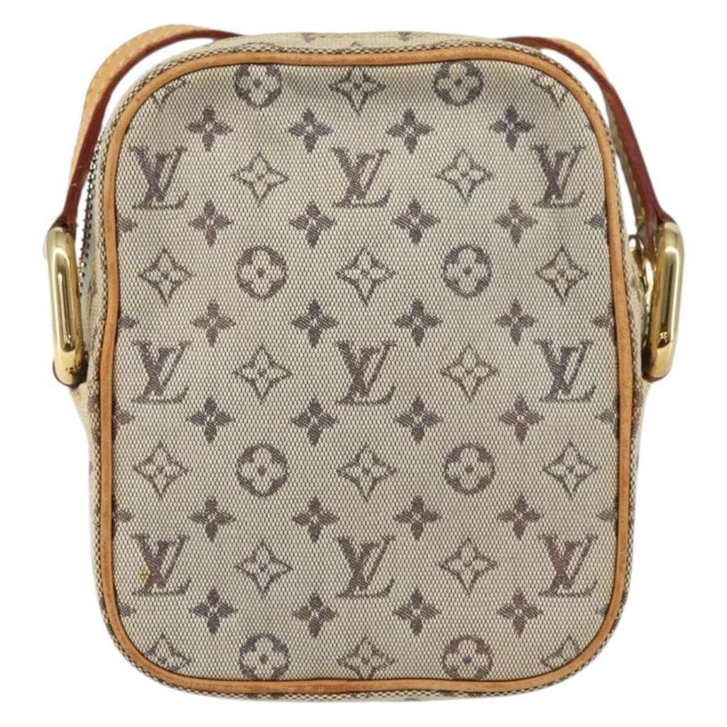 Louis Vuitton Juliette Crossbody Bag Blue Canvas Good condition - Back View