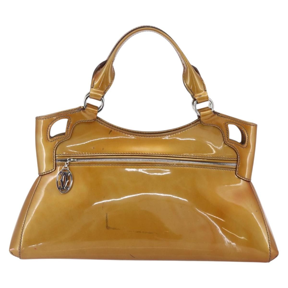 Cartier Marcello Handbag Yellow Good condition - Back View