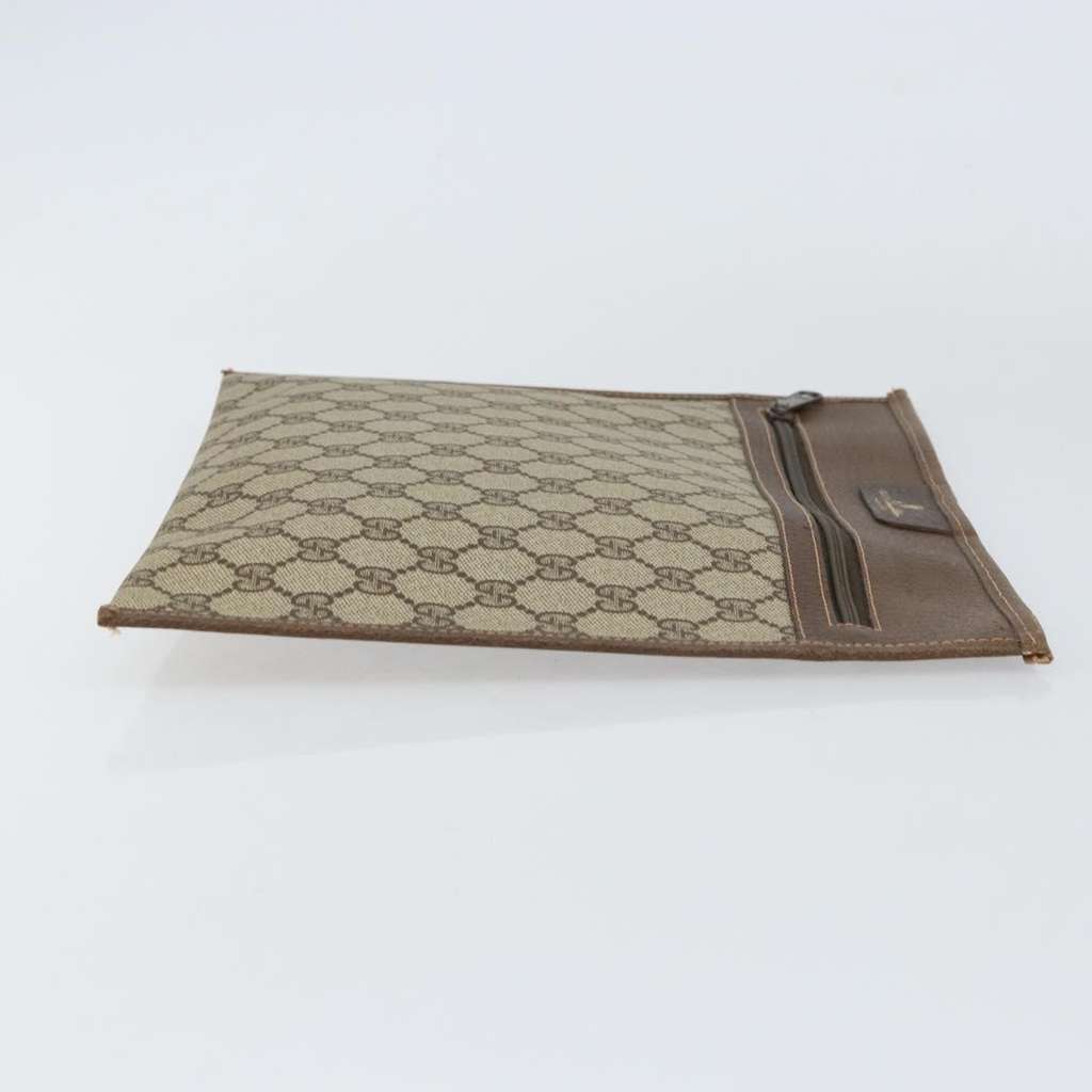 Gucci GG Supreme Clutch bag Beige Good condition - Inside View