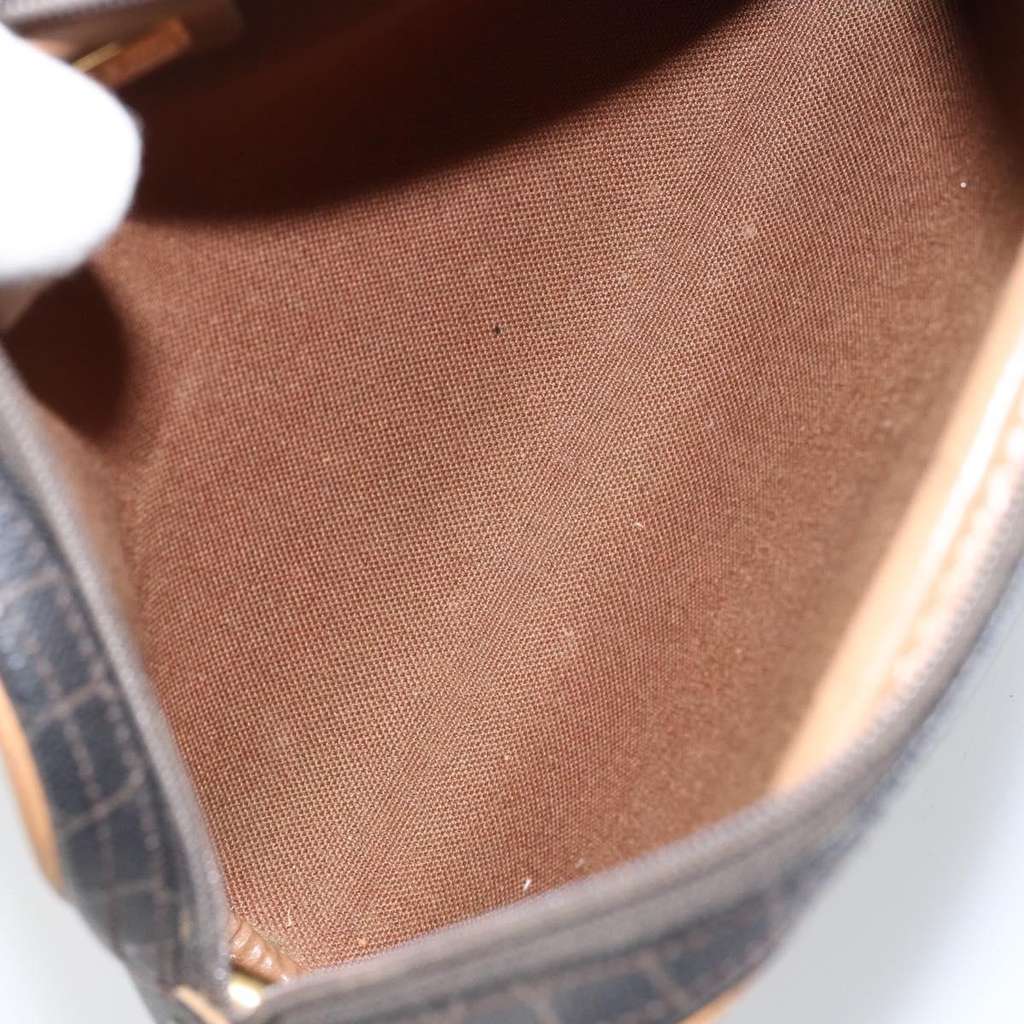 Christian Dior Vintage Honeycomb Shoulder Bag Black Good condition - Box View