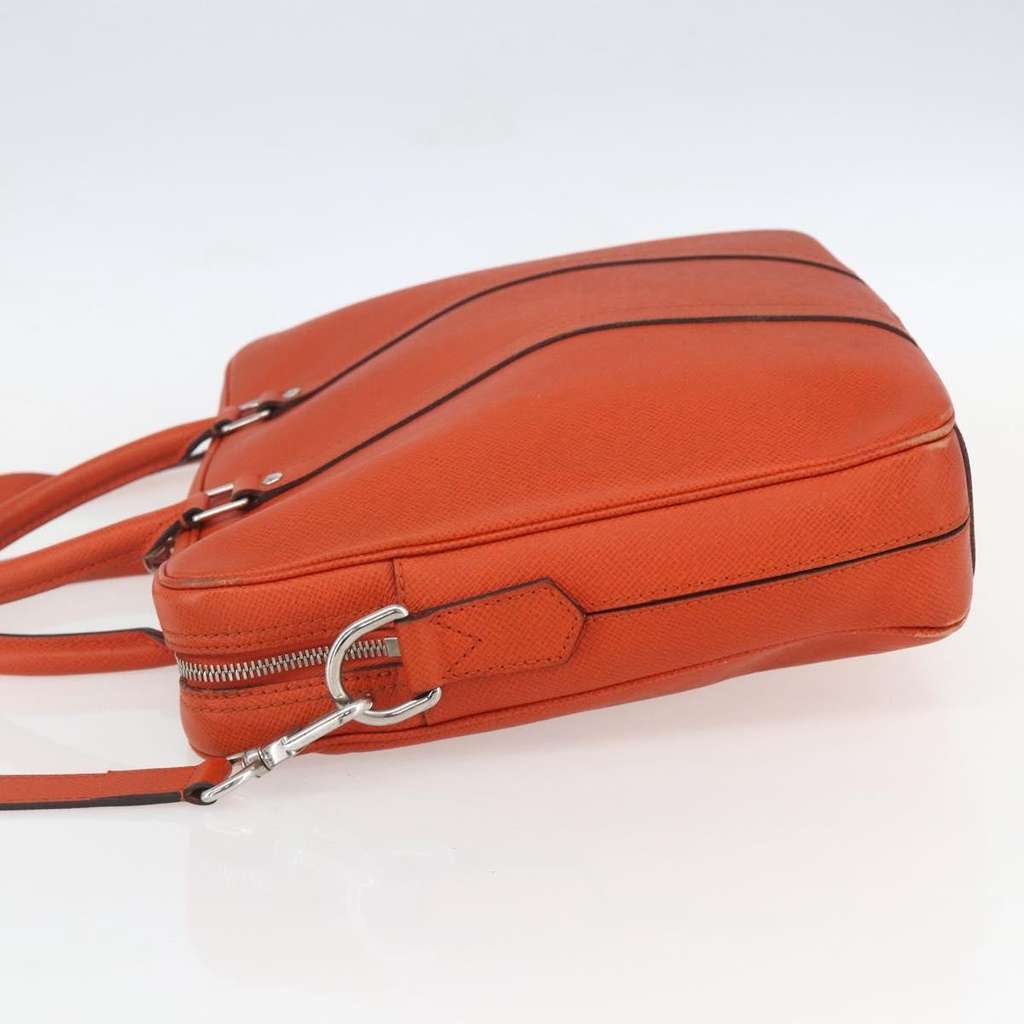 Louis Vuitton Porte-Documents Voyage Briefcase Orange Leather Good condition - Inside View