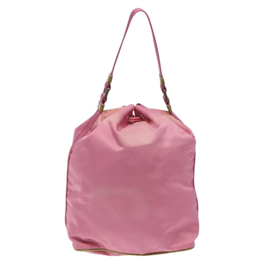 Prada Drawstring Bucket Bag Pink Good condition - Back View