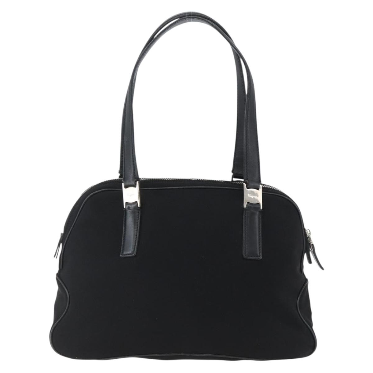 Salvatore Ferragamo Vintage Handbag Black Good condition - Back View