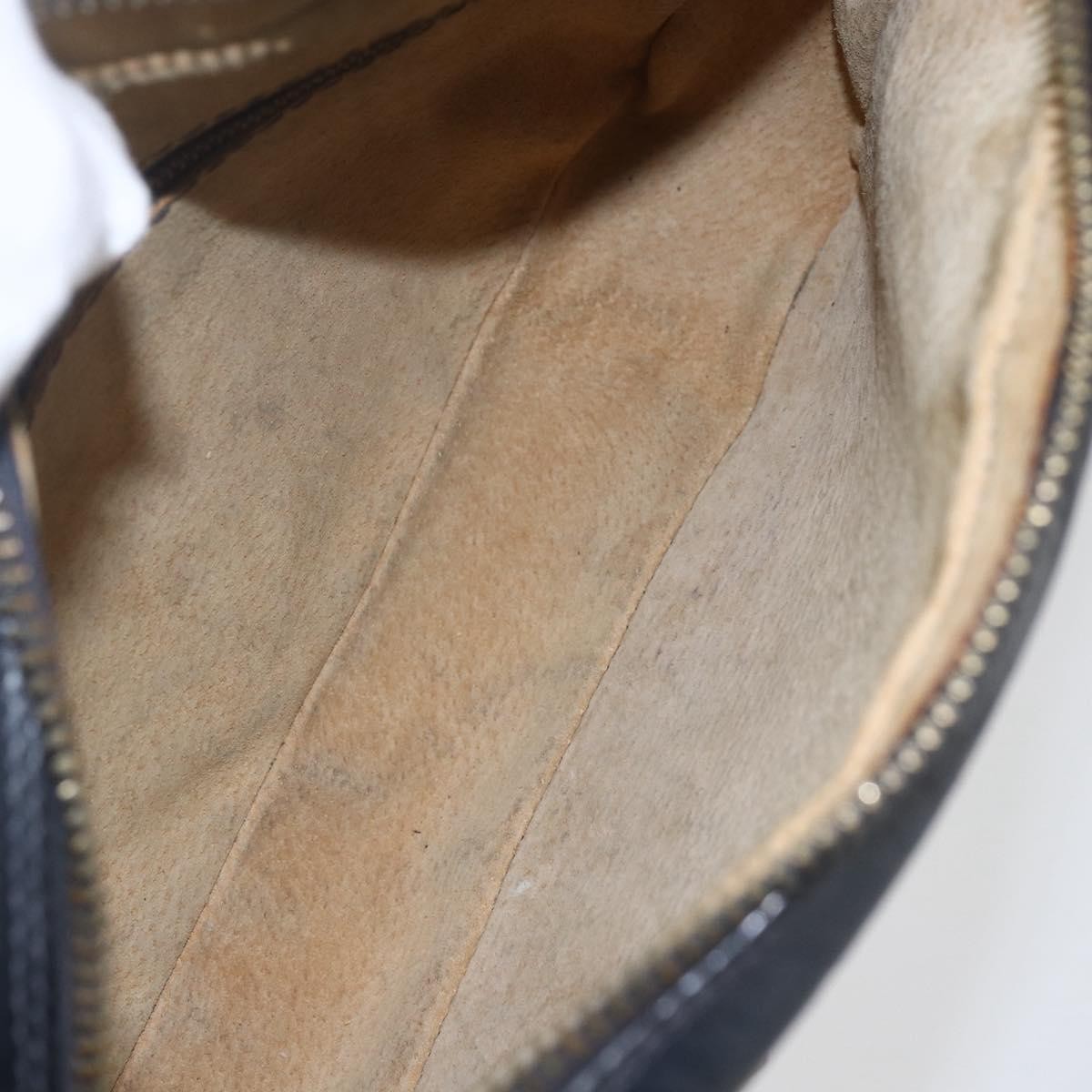 Gucci Sherry line shoulder bag Navy Canvas Good condition - Box View