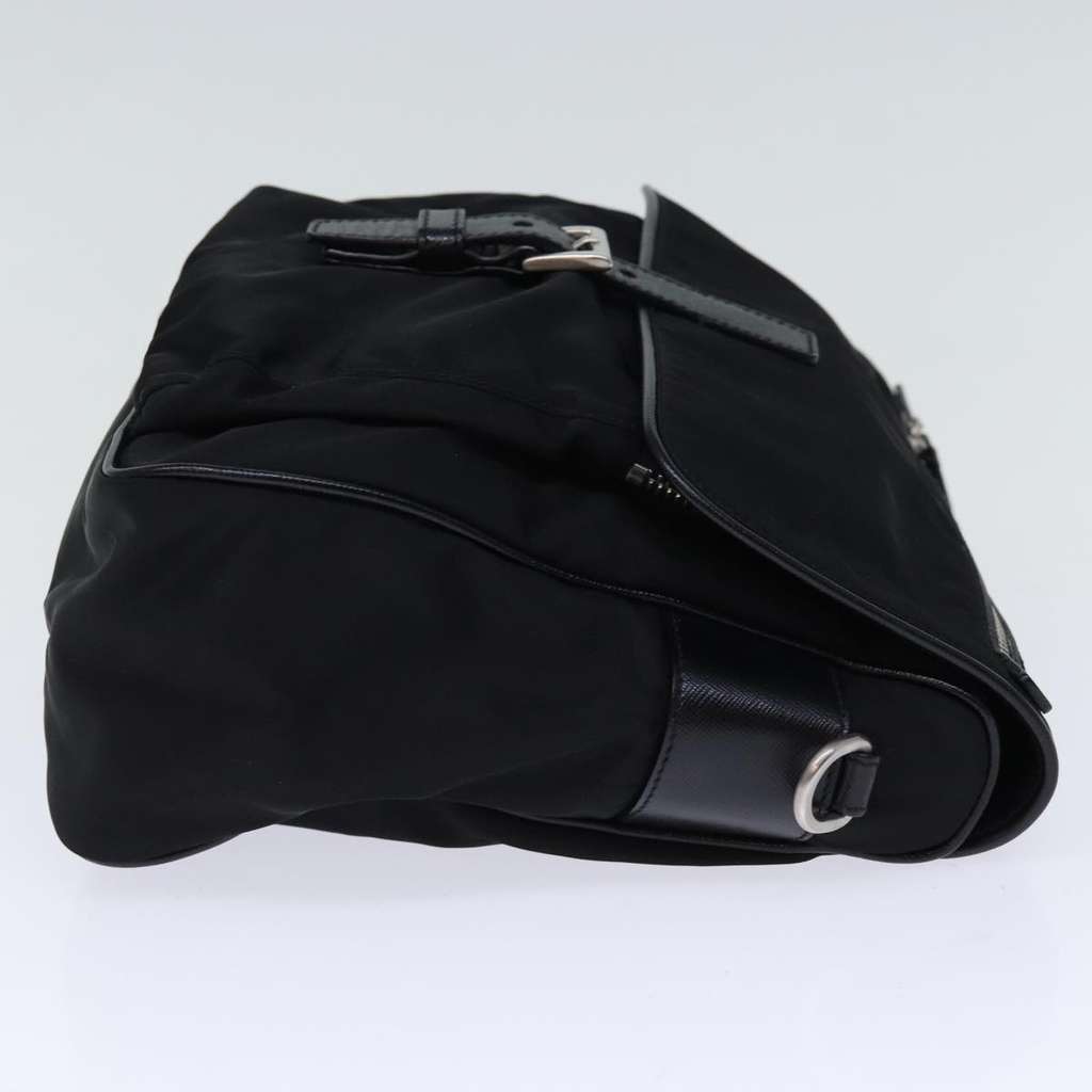 Prada Buckle Messenger Bag Black Good condition - Inside View