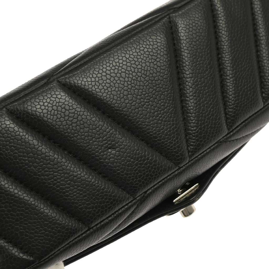 Chanel Data Center Envelope Flap Bag Black Leather Good condition - Inside View