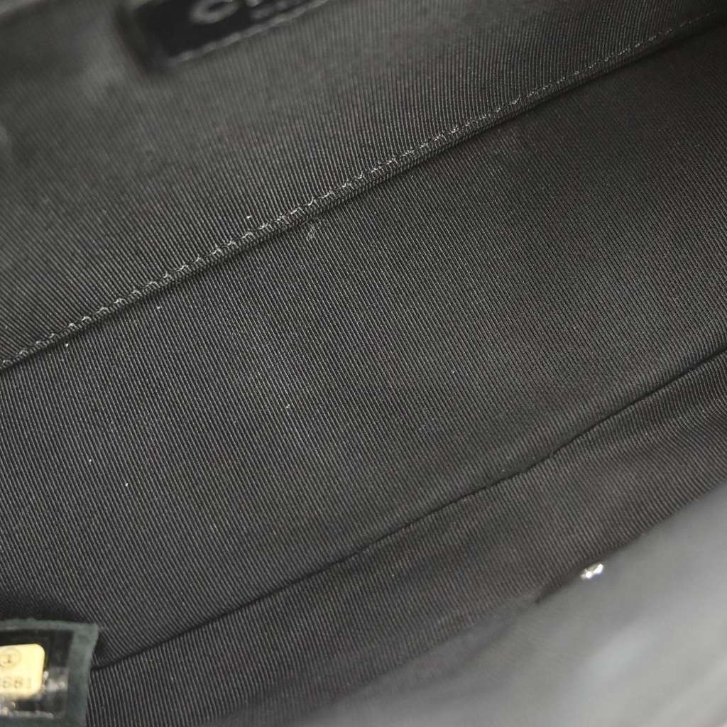 Chanel Data Center Envelope Flap Bag Black Leather Good condition - Model View