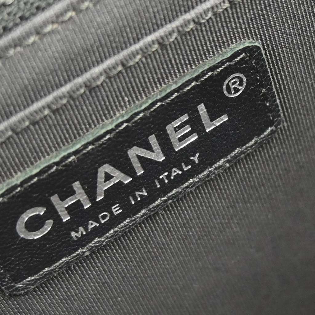 Chanel Data Center Envelope Flap Bag Black Leather Good condition - Box View