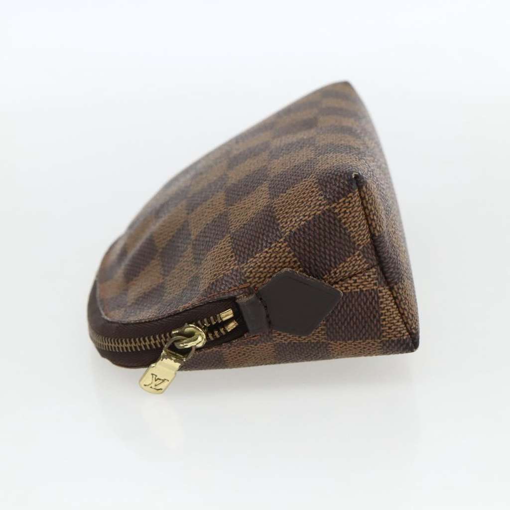 Louis Vuitton Cosmetic Pouch Brown Canvas Fair condition - Inside View