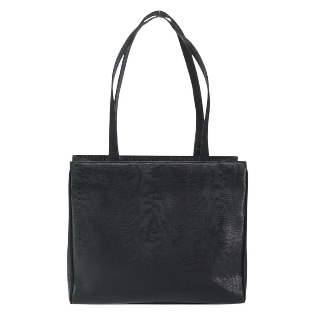 Salvatore Ferragamo Vara Tote Black Leather Fair condition - Back View