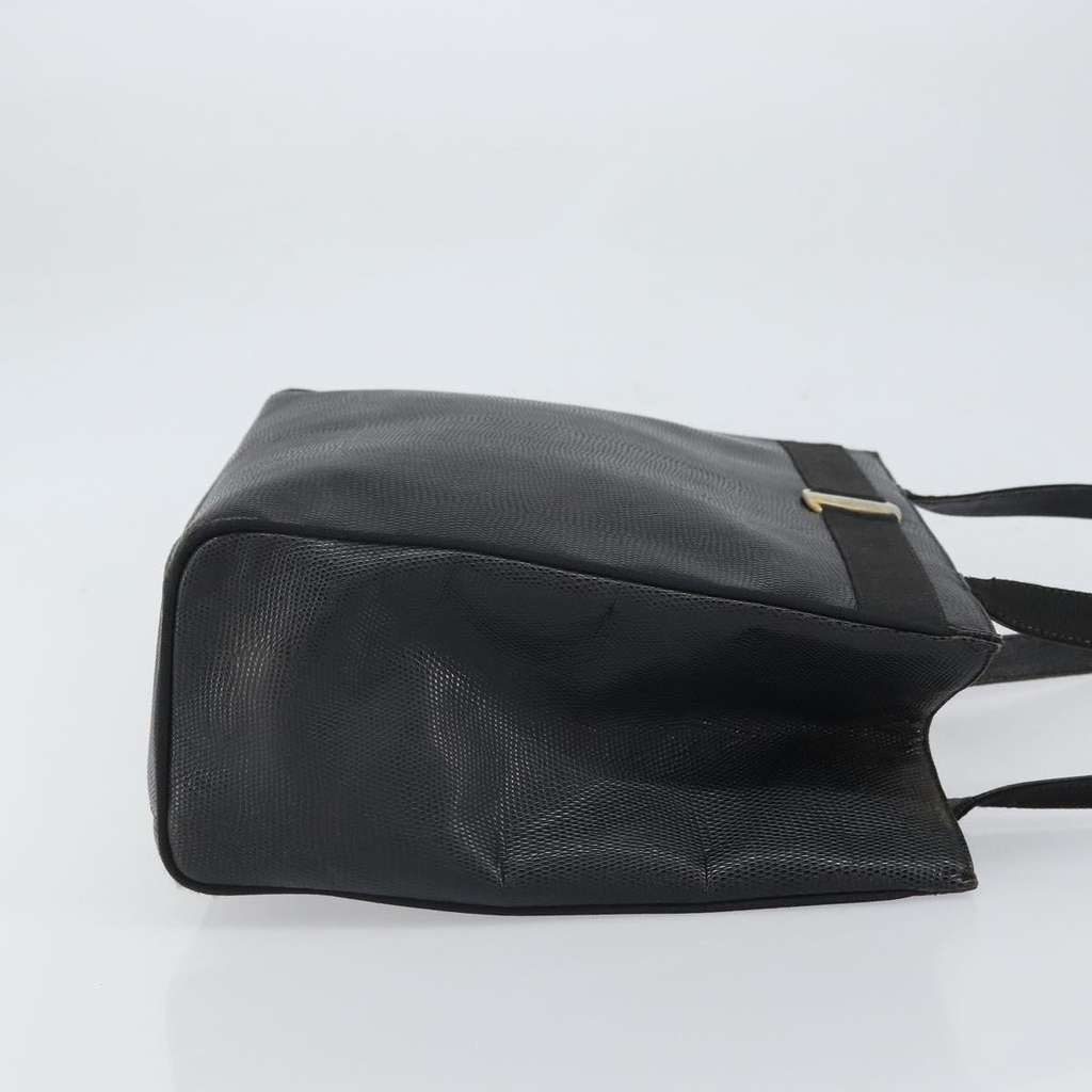 Salvatore Ferragamo Vara Tote Black Leather Fair condition - Inside View