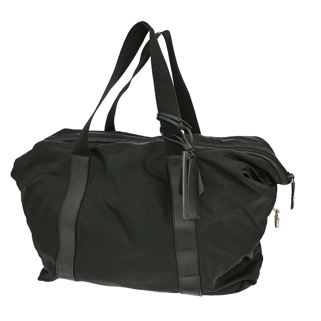Prada Weekend Duffle Bag Black Good condition - Back View